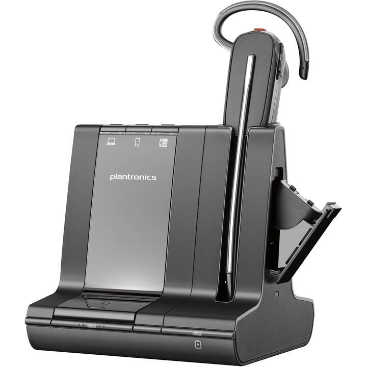 HP Office Headset Poly Savi 8245-M (In-Ear, Kabellos, Schwarz)