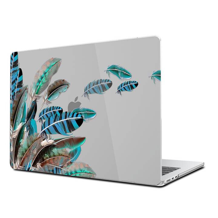 EG Coque rigide (Macbook Air 15" M2 2023, Plume, Bleu)