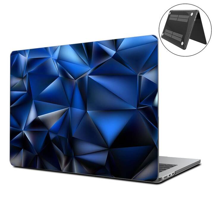 EG Hardcase (MacBook Air 13" M3 2024, Lavorato, Blu)