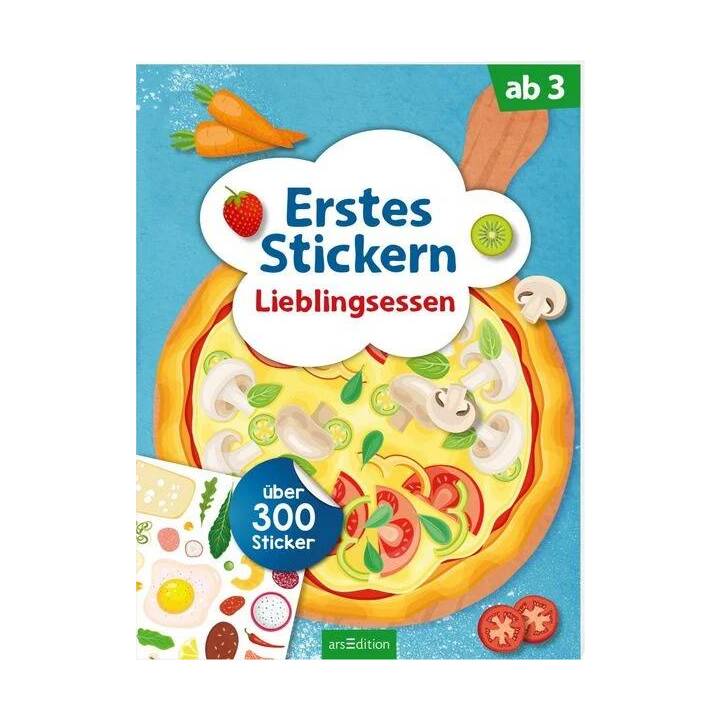 Erstes Stickern - Lieblingsessen