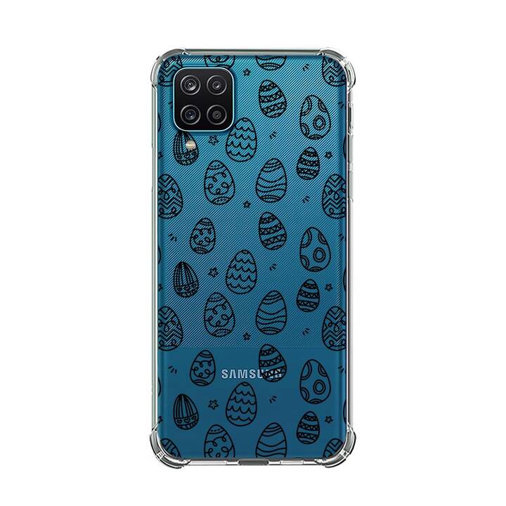 EG Backcover (Galaxy A12, Pasqua, Transparente)