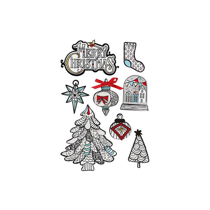 CREATIV COMPANY Sticker XMas (Weihnachten / Advent)