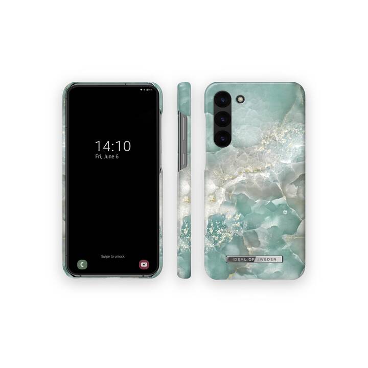 IDEAL OF SWEDEN Backcover Azure Marble (Galaxy S23, Lavorato, Blu)