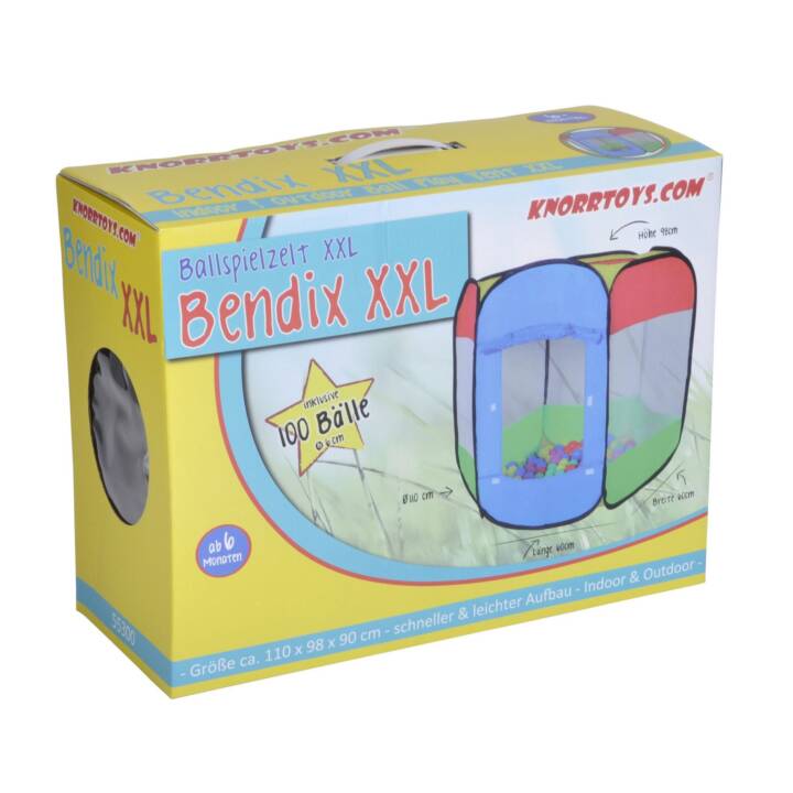 KNORRTOYS Piscina di palline Bendix XXL (Multicolore)