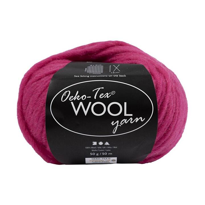 CREATIV COMPANY Wolle (50 g, Pink, Rosa)