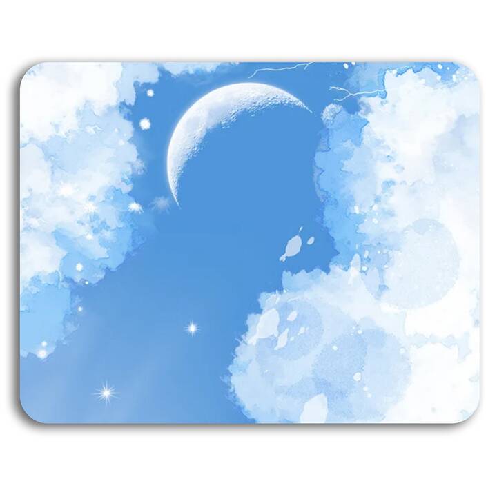 EG tapis de souris - bleu - lune