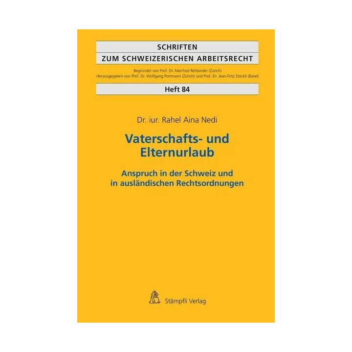 Vaterschafts- und Elternurlaub