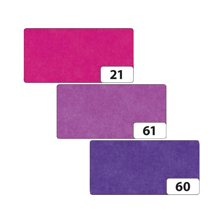 FOLIA Seidenpapier (Mehrfarbig, 6 Stück)