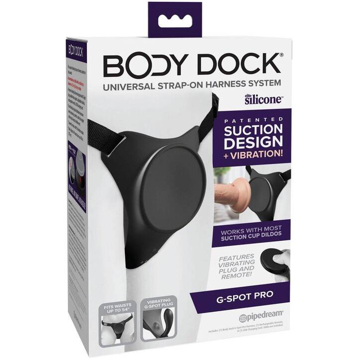BODY DOCK Pro Harness Strap-on mit Vibration