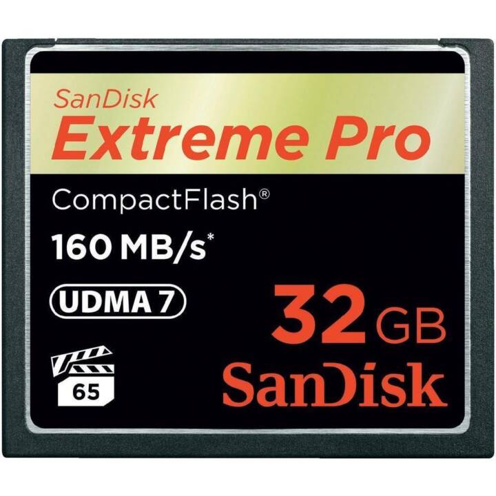 SANDISK Compact Flash Extreme PRO 32 Go (UDMA 7, 160 Mo/s)