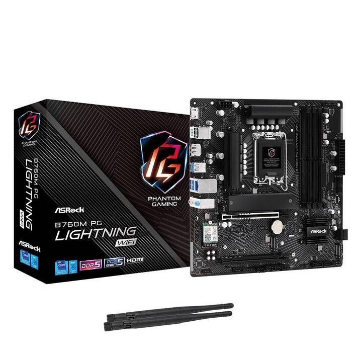 ASROCK B760M PG  (LGA 1700, Intel B760, Micro ATX)