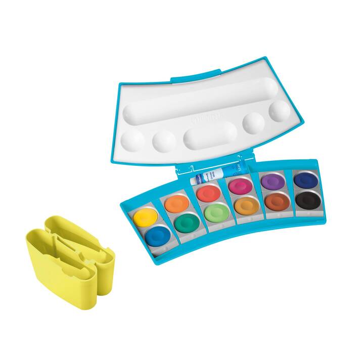 PELIKAN Aquarellfarbe ProColor Set (Gelb, Neongelb, Türkis)