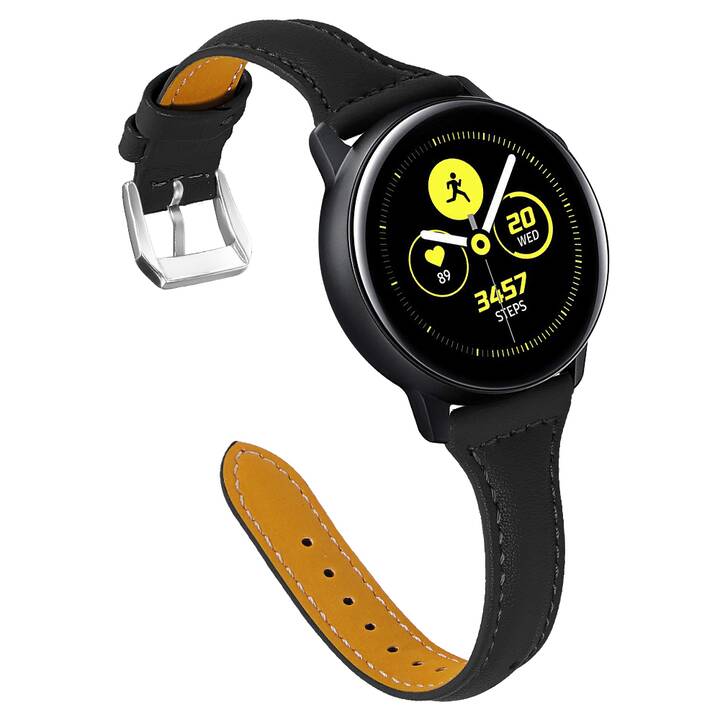 EG Bracelet (Samsung Galaxy Galaxy Watch Active 2 40 mm / Galaxy Watch Active 2 44 mm / Galaxy Watch Active 40 mm, Noir)