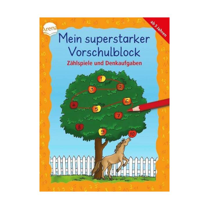 Mein superstarker Vorschulblock. Zählspiele und Denkaufgaben