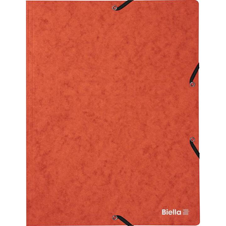 BIELLA Gummizugmappe Recycolor (Orange, A4, 1 Stück)