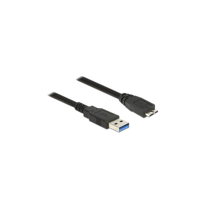 DELOCK Câble USB (USB de type A, Micro USB Typ B, 3 m)