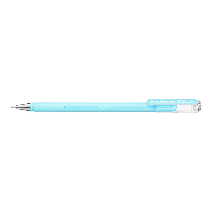 PENTEL Rollerball pen Hybrid Milky (Blu chiaro)