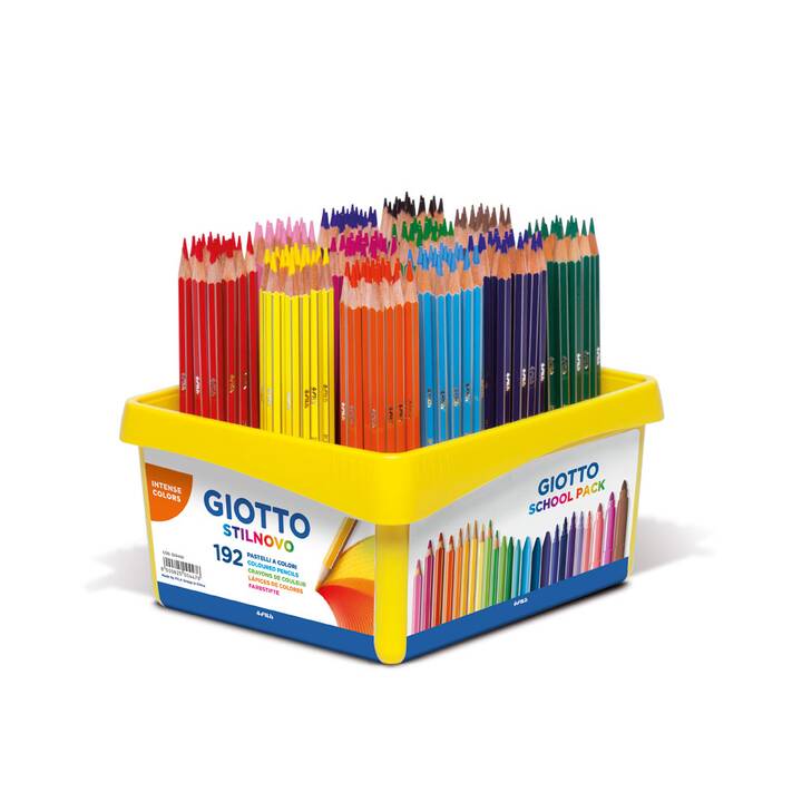 GIOTTO Crayons de couleur (Multicolore, 192 pièce)