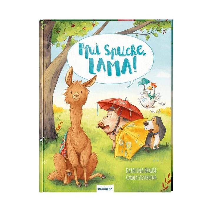 Pfui Spucke, Lama!. Lustiges Bilderbuch über Mut, Tapferkeit und Selbstvertrauen