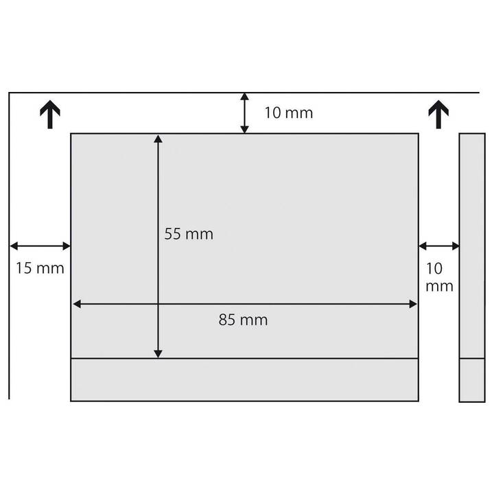 SIGEL Visitenkarten (10 Blatt, A4, 225 g/m2)