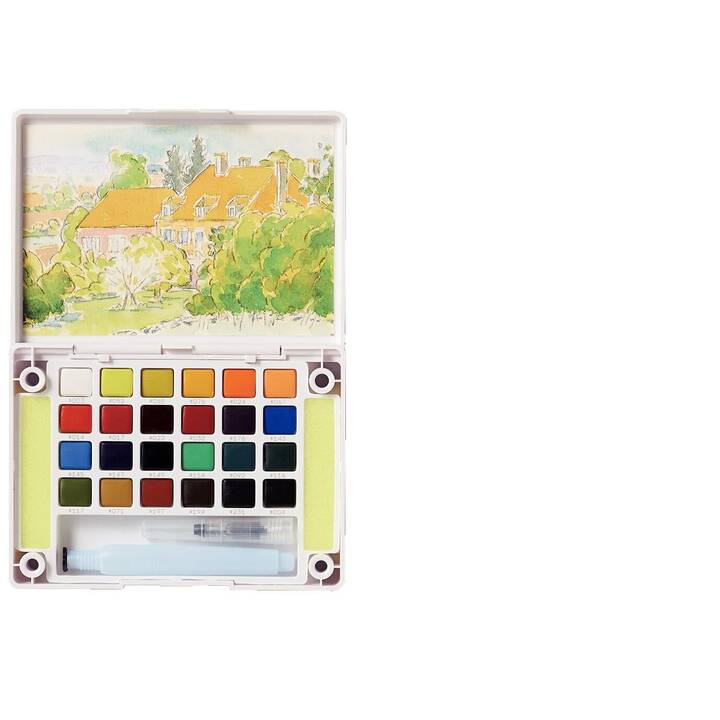 TALENS Colore acquerello Koi Water Colors Sketch Set (24 pezzo, Multicolore)