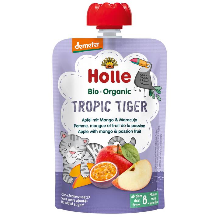 HOLLE Tropic Tiger Fruchtpüree Quetschbeutel (100 g)