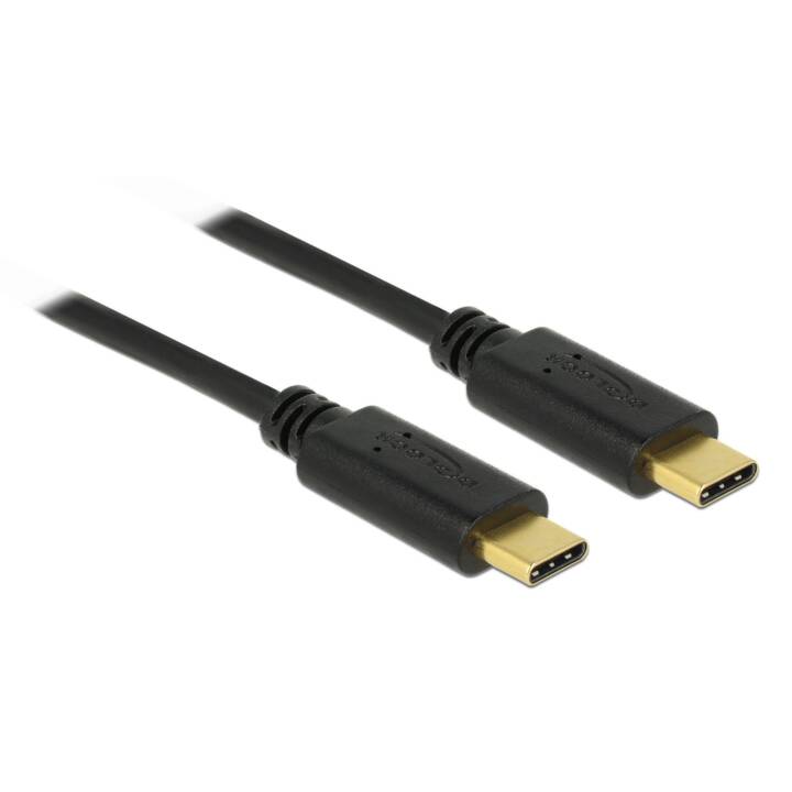 DELOCK USB 2.0-Kabel C - C bis 5A Strom, 2m