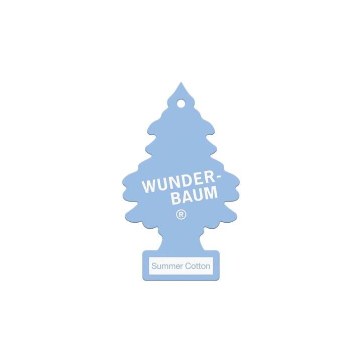 WUNDER-BAUM Fahrzeuglufterfrischer Summer Cotton (Lavendel, Pfirsich, Kokosnuss)