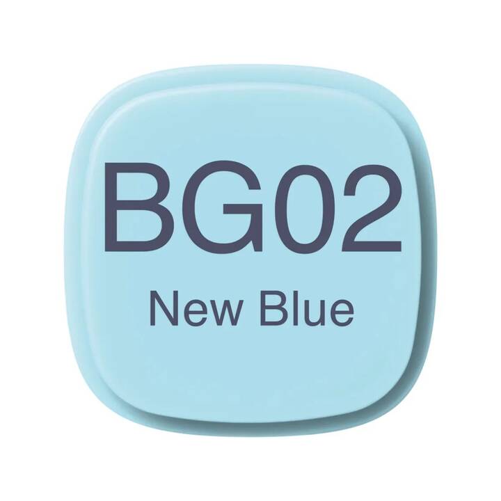 COPIC Marqueur de graphique Classic BG02 New Blue (Bleu, 1 pièce)