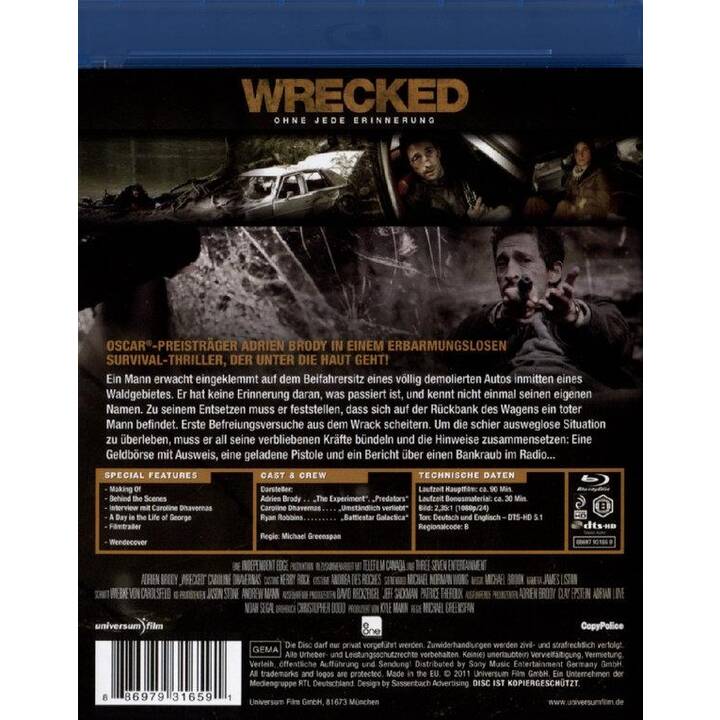 Wrecked - Ohne jede Erinnerung (DE, EN)