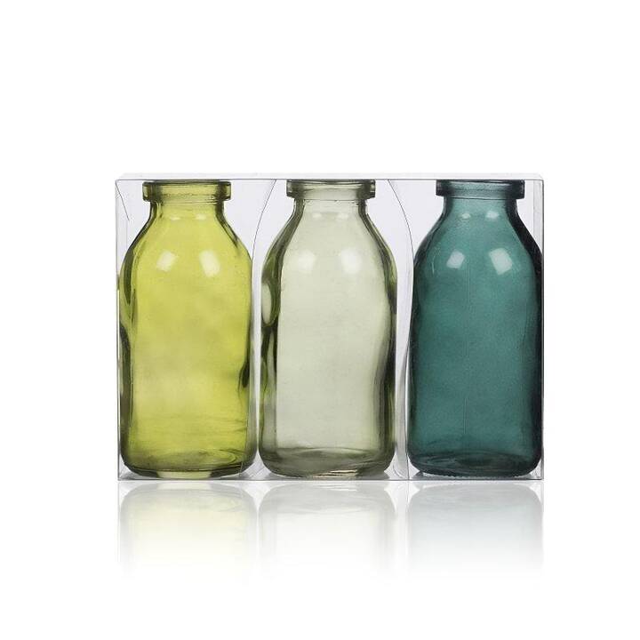 CHALET Glas/Porzellan Gelb, Blau (3 Stück)