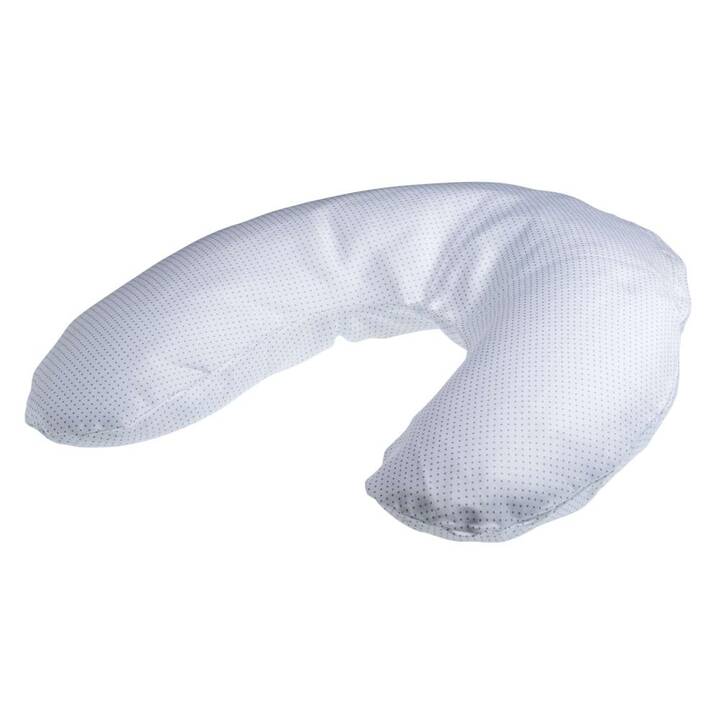 KULI-MULI Housse de coussins d'allaitement (110 cm, Blanc)