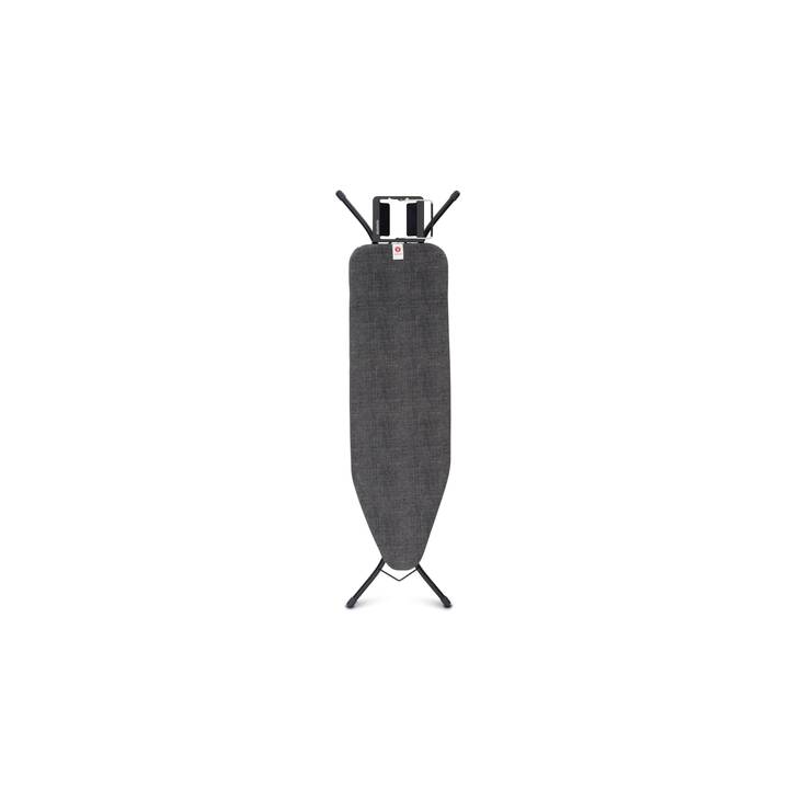 BRABANTIA Denim Black Planche à repasser (124 cm x 38 cm)