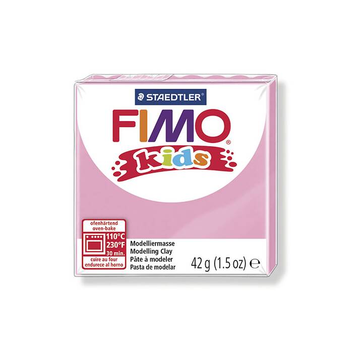 FIMO Pâte à modeler Kids (42 g, Rose)