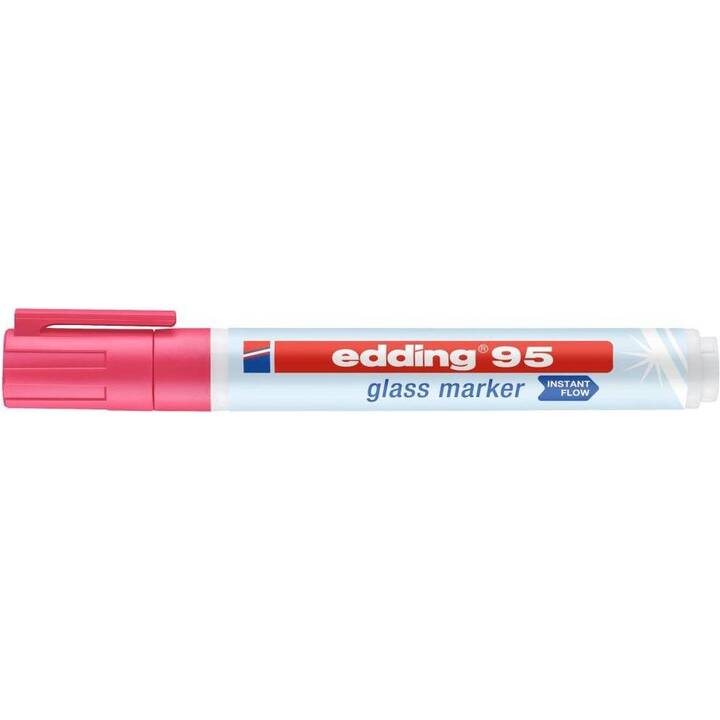 EDDING Permanent Marker 95-009 (Pink, 1 Stück)