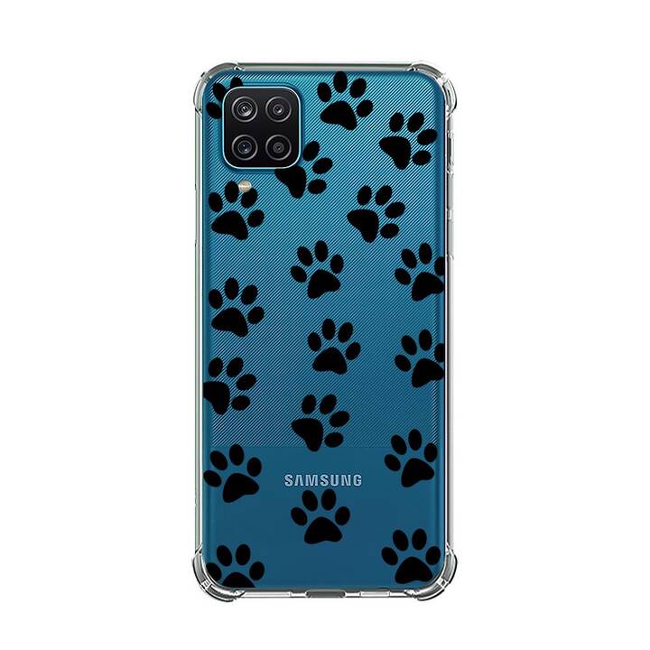 EG Backcover (Galaxy A12, Animal, Transparent)