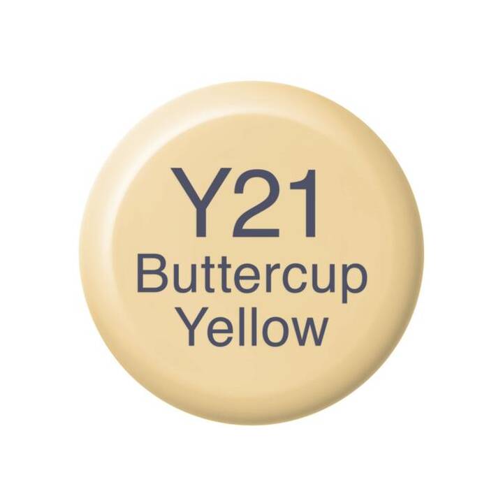 COPIC Encre Y21- Buttercup Yellow (Jaune clair, 12 ml)