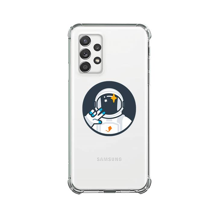 EG Backcover (Galaxy A52, Blu)