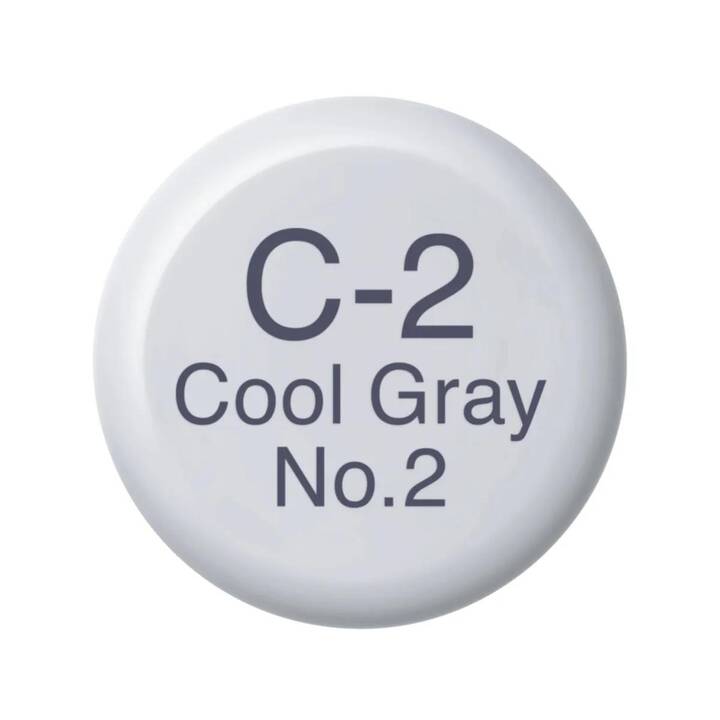 COPIC Inchiostro C-2 - Cool Grey No.2 (Grigio freddo, 12 ml)