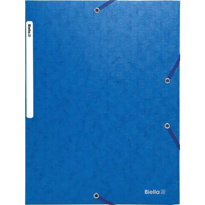 BIELLA Dossier à élastique (Bleu, A4, 1 pièce)