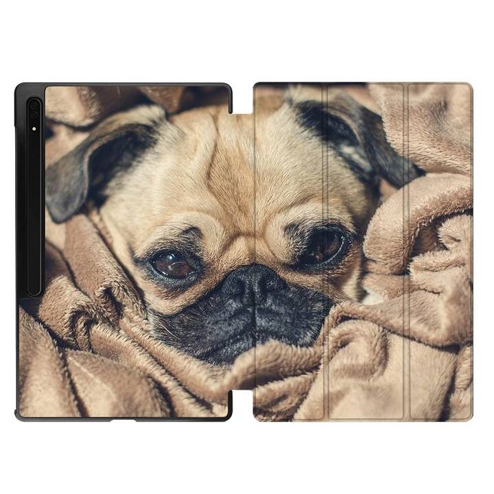 EG Housse (11", Galaxy Tab S9, Chiens, Brun)