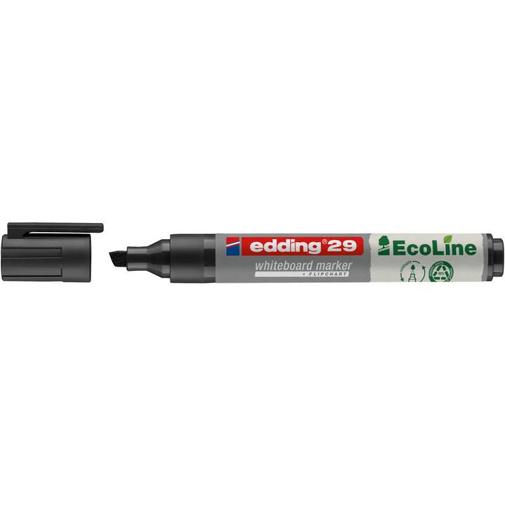 EDDING Whiteboard Marker EcoLine 29 (Schwarz, 1 Stück)