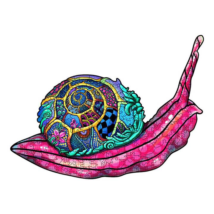 EG puzzle (265 pièces) - rose - escargot