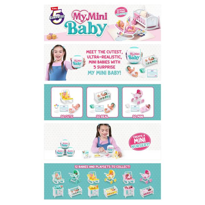 ZURU TOYS My Mini Baby Assortis