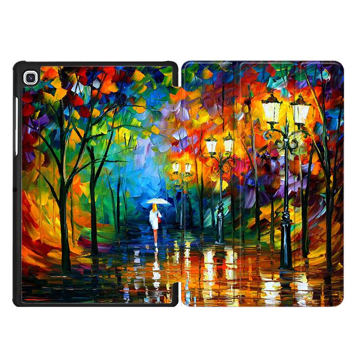 EG Coque pour Samsung Galaxy Tab S6 Lite 10.4" (2020) - Peinture ville orange