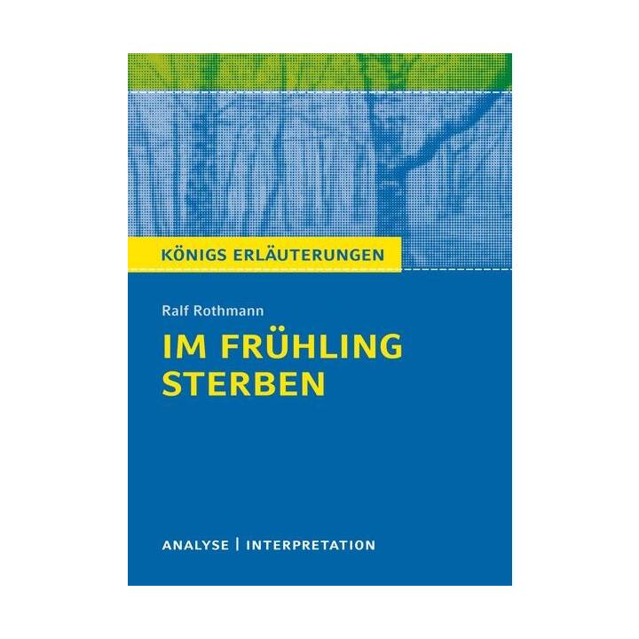 Im Frühling sterben