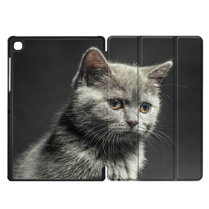 EG Hülle für Samsung Galaxy Tab A7 Lite 8.7" (2021) - grau - Katzen