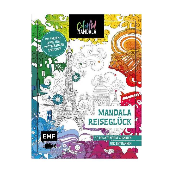 Colorful Mandala - Mandala - Reiseglück
