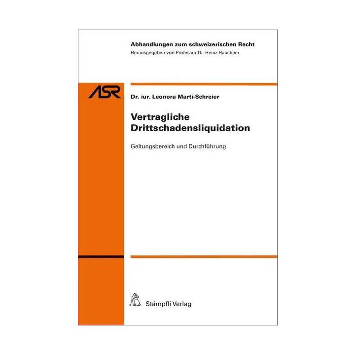 Vertragliche Drittschadensliquidation