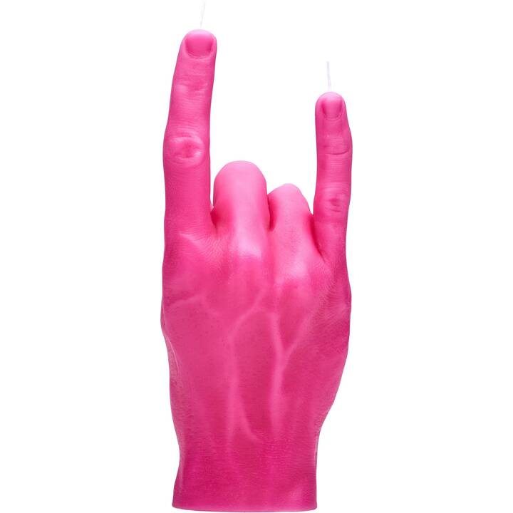 CANDLEHAND Bougie à motifs You Rock (Pink)